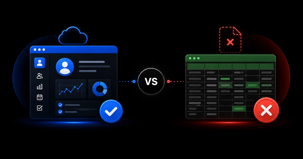 CRM vs spreadsheets