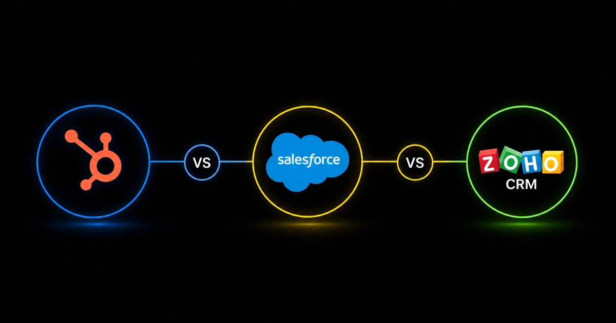 HubSpot vs Salesforce vs Zoho CRM